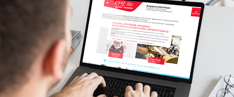 #ApprentiArtisan : plateforme de recrutement en ligne et campagne digitale inédite !
