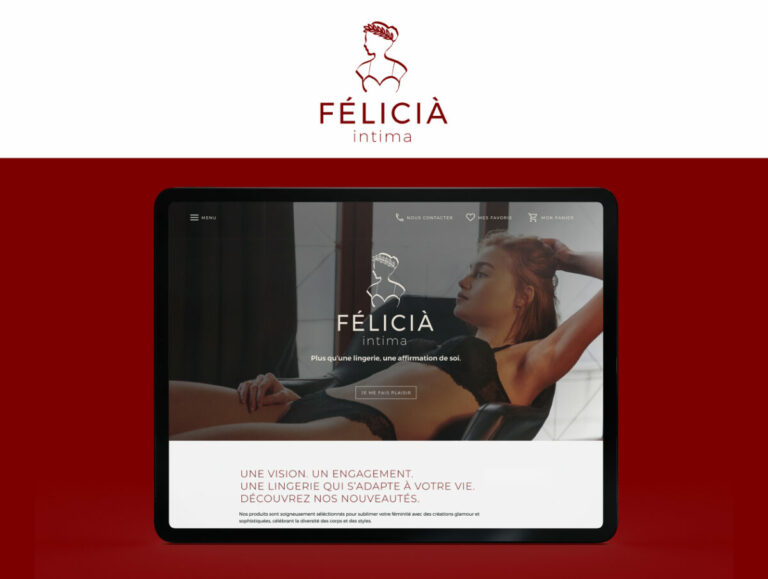 Illustration du site de E-commerce Félicia Intima